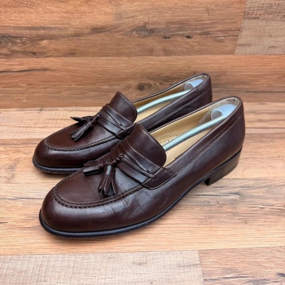 Bally Tassle size 7.5 Loafer Dress Shoes Slip On
